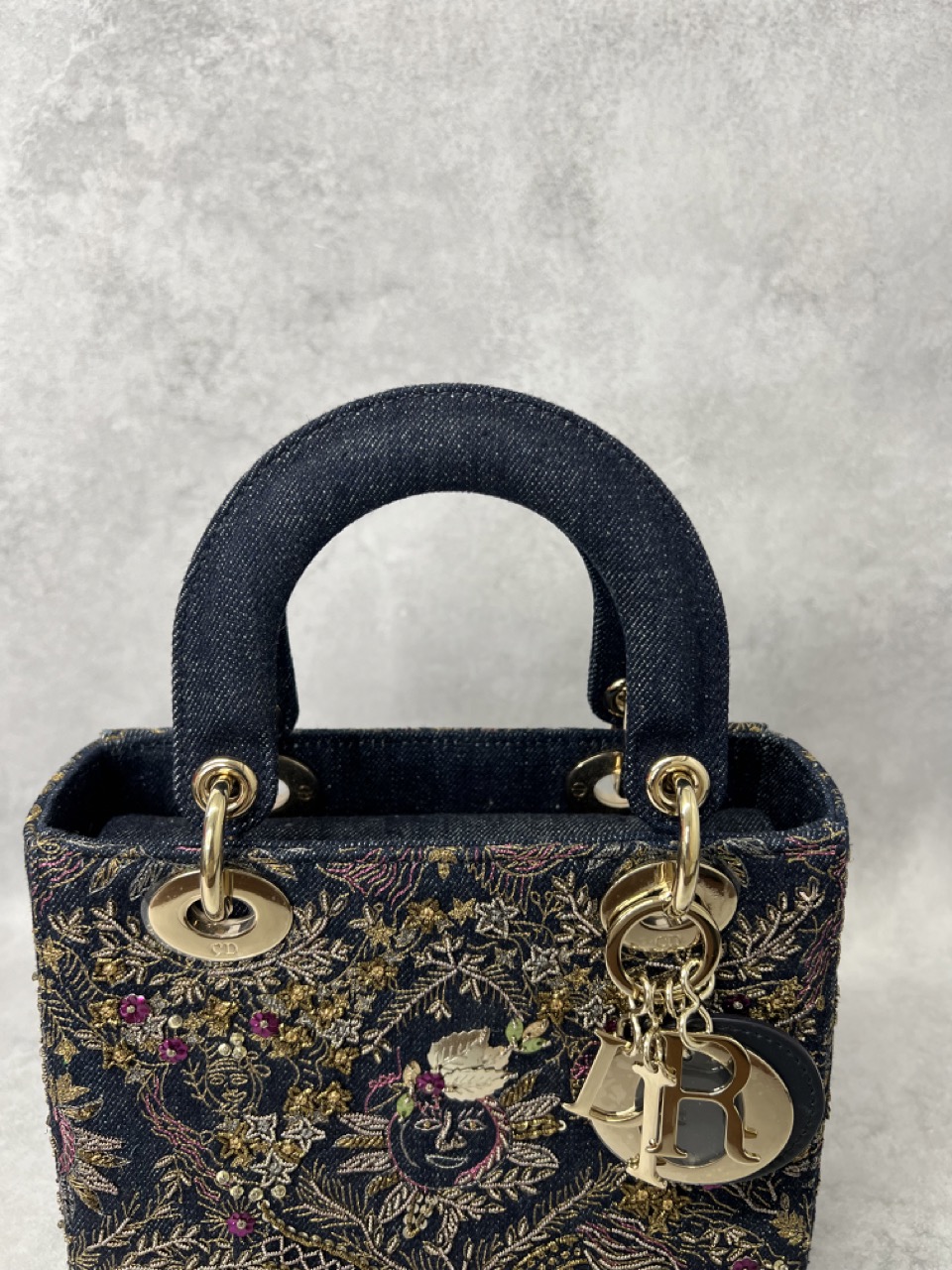 Lady Dior Embroidered Denim hover