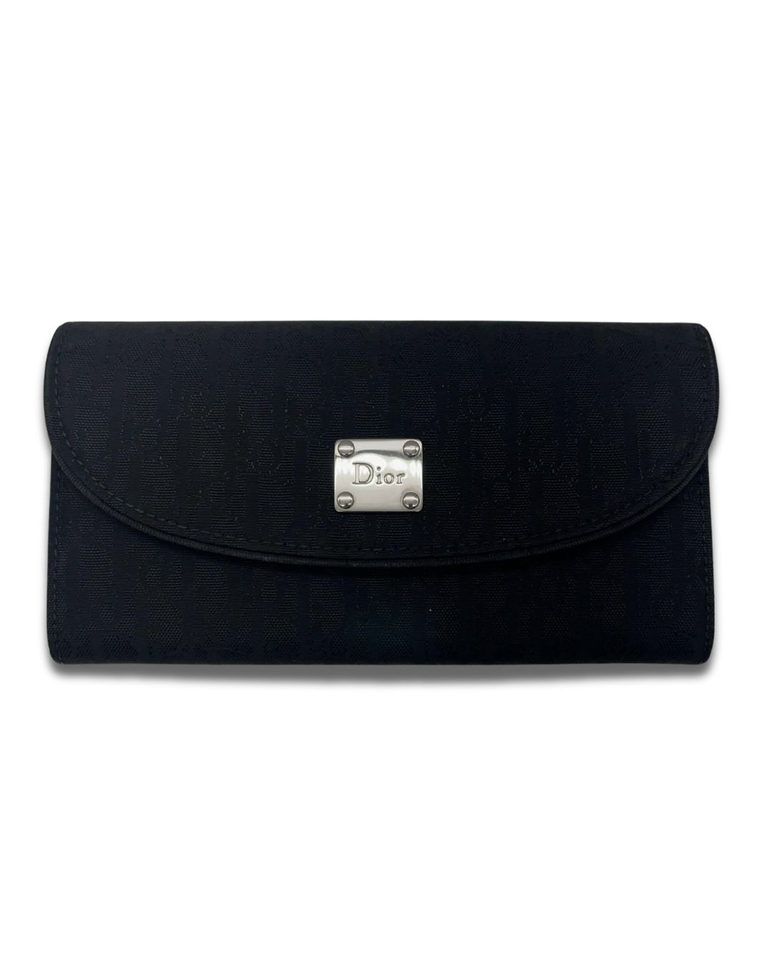 Christian Dior Trotter Canvas Long Wallet